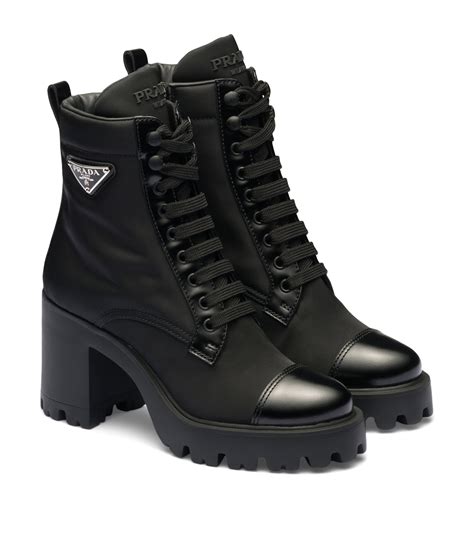 green nylon prada|Prada nylon boots.